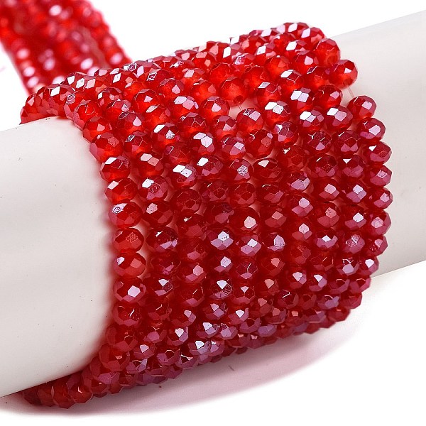 Brins de perles de verre électrolytiques