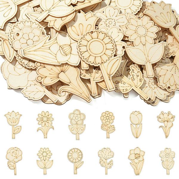 48Pcs 12 Styles Unf… - image