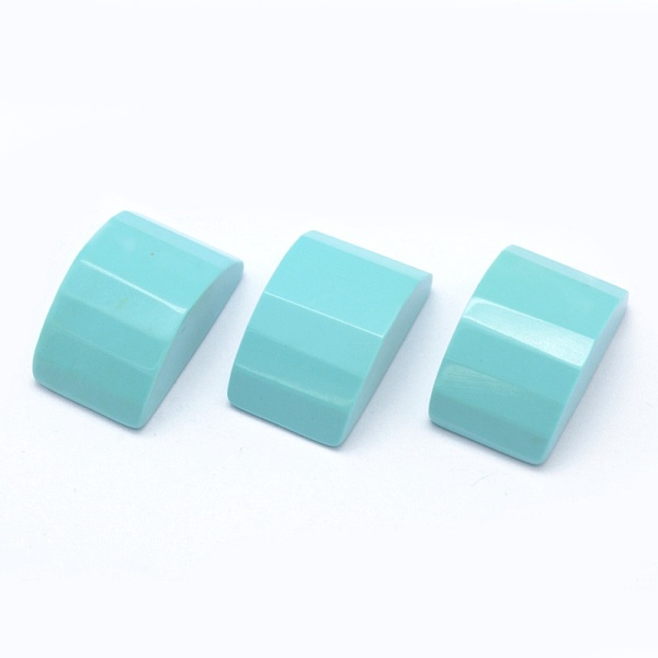 

PandaHall Synthetic Turquoise Cabochons, Semicircle, 26x15x11mm Synthetic Turquoise Others