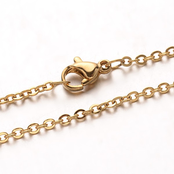 304 Stainless Steel Cable Chain Necklaces