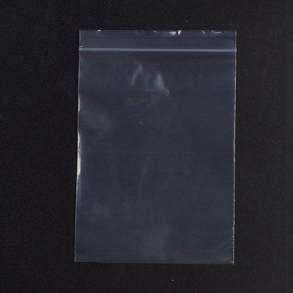 

PandaHall Plastic Zip Lock Bags, Resealable Packaging Bags, Top Seal, Self Seal Bag, Rectangle, White, 13x9cm, Unilateral Thickness: 2.1 Mil...