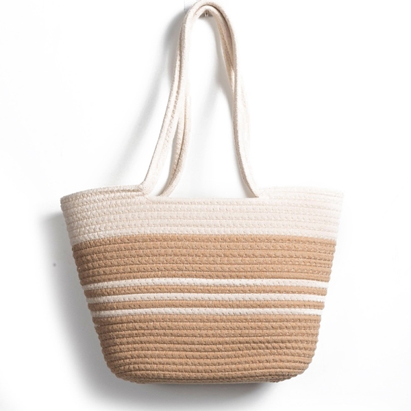 

PandaHall Woven Cotton Shoulder Bags, Women Handbags, Trapezoid, Dark Salmon, 38x35cm Cotton Trapezoid