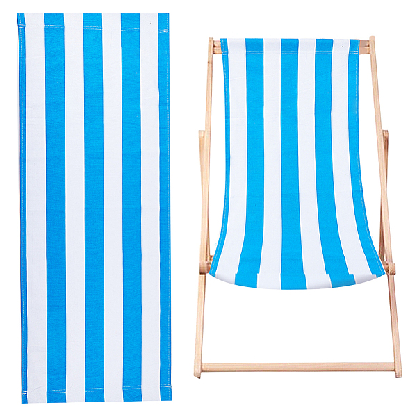 

PandaHall Striped Pattern Canvas Fabric, for Replacement Beach Hanging Chair Decoration Accessories, Royal Blue, 115x43x0.15cm Cloth...