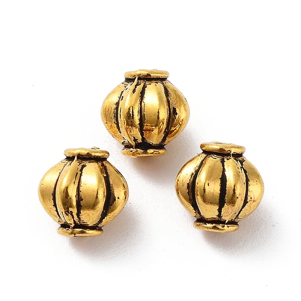 

PandaHall Tibetan Style Alloy Beads, Cadmium Free & Lead Free, Lantern, Antique Golden, 8x8x7.5mm, Hole: 1.5mm, about 1000pcs/1000g Alloy...