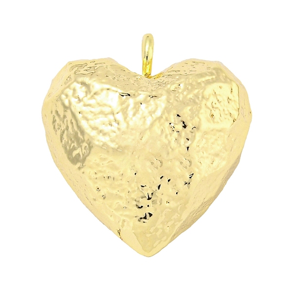 

PandaHall Brass Pendants, Heart, Real 18K Gold Plated, 17.5x16x10mm, Hole: 2mm Brass Heart