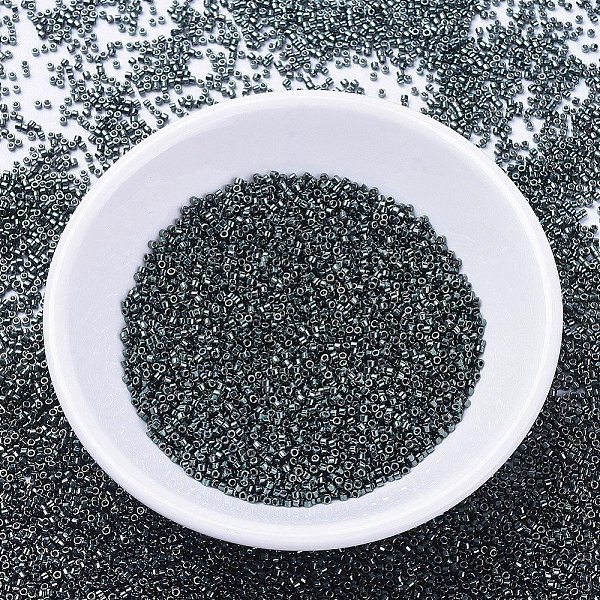 

PandaHall MIYUKI Delica Beads, Cylinder, Japanese Seed Beads, 11/0, (DB0465) Galvanized Midnight Blue, 1.3x1.6mm, Hole: 0.8mm, about...