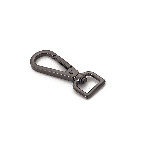 

PandaHall Alloy Swivel Clasps, Swivel Snap Hook, Gunmetal, 56x20mm Alloy