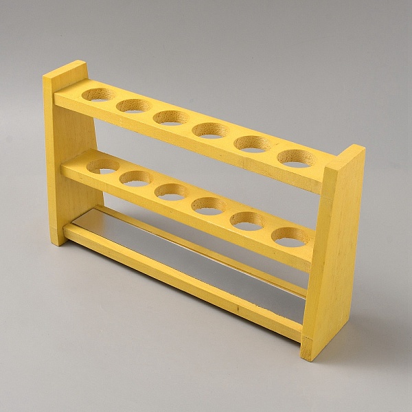 Rectangle Wooden Test Tube Stand