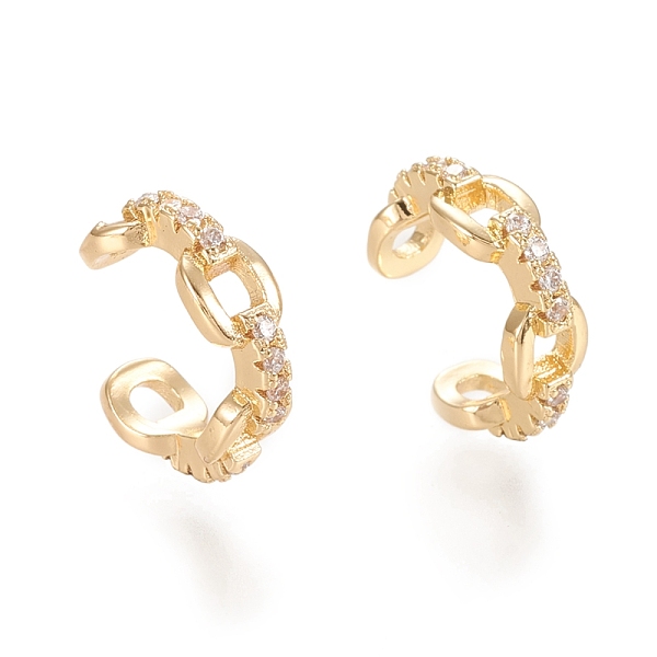 Brass Micro Pave Cl… - image