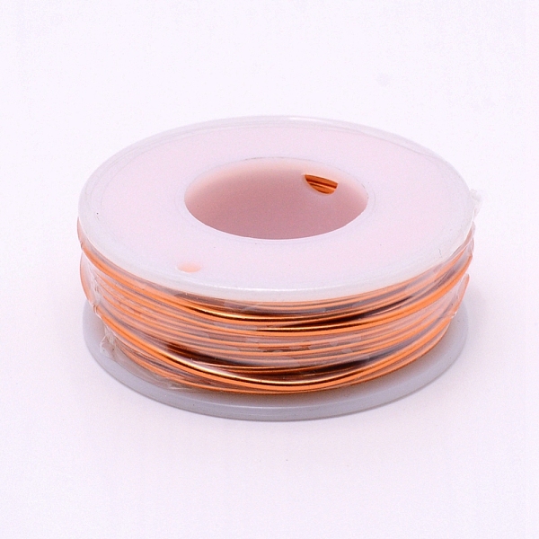 

PandaHall Round Aluminum Wire, with Spool, Light Salmon, 15 Gauge, 1.5mm, 10m/roll Aluminum Round