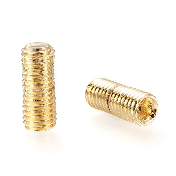 

PandaHall Iron Cord Ends, End Caps, Column, Golden, 20x8mm, Inner Size: 4x4.5mm Iron