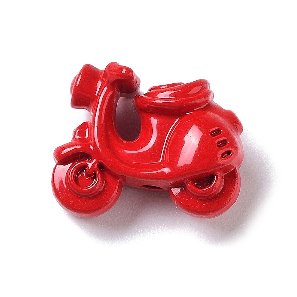 

PandaHall Spray Painted Alloy Bead, Electric Vehicle Charm, Crimson, 13x16x7.5mm, Hole: 1.8mm Alloy Vehicle Pink