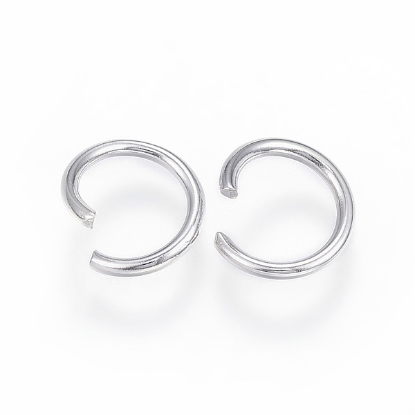 

PandaHall 304 Stainless Steel Jump Rings, Open Jump Rings, Stainless Steel Color, 9x1.2mm, Inner Diameter: 7mm 304 Stainless Steel