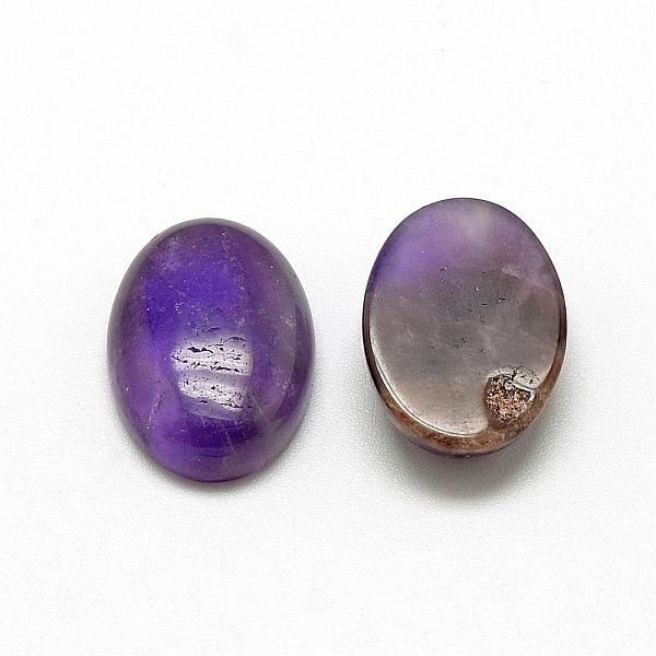 

PandaHall Natural Amethyst Cabochons, Oval, 25x18x6~7mm Amethyst Oval