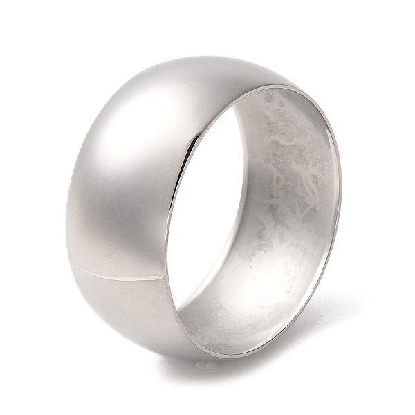 

PandaHall 304 Stainless Steel Plain Bangles, Stainless Steel Color, Wide: 29.5mm, Inner Diameter: 2-3/8 inch(6.05cm) 304 Stainless Steel