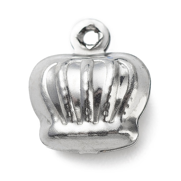 

PandaHall 304 Stainless Steel Pendants, Crown Charms, Stainless Steel Color, 11x9.5x5.5mm, Hole: 1mm 304 Stainless Steel Crown