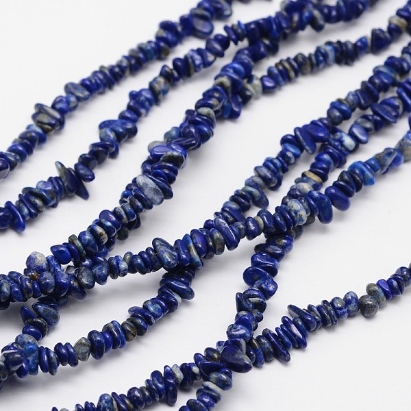 Chips Natural Lapis Lazuli Beads Strands