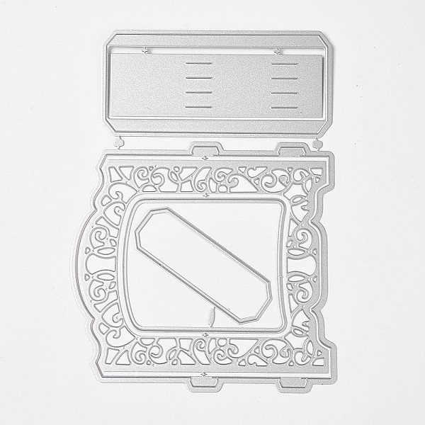 

PandaHall Frame Metal Cutting Dies Stencils, for DIY Scrapbooking/Photo Album, Decorative Embossing DIY Paper Card, Matte Platinum...
