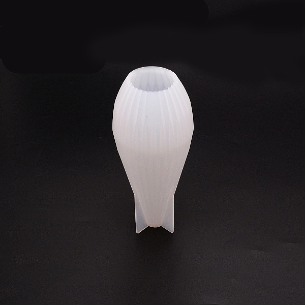 

PandaHall Vase Shape DIY Candle Silicone Molds, Resin Casting Molds, For UV Resin, Epoxy Resin Jewelry Making, White, 170x74mm, Inner...
