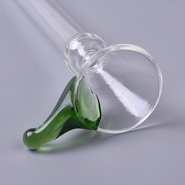 

PandaHall Transparent Glass Long Neck Conical Funnel, Hookah Accessories, Clear, 42.5x26x102mm Glass Clear