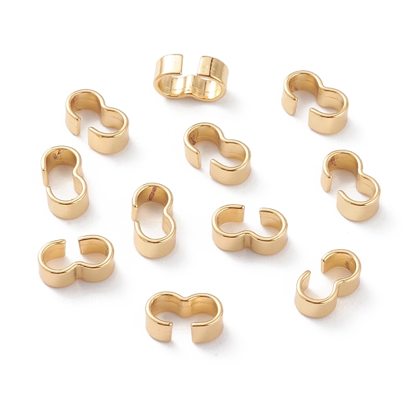 

PandaHall Brass Findings, Golden, 5x9.5x3mm Brass