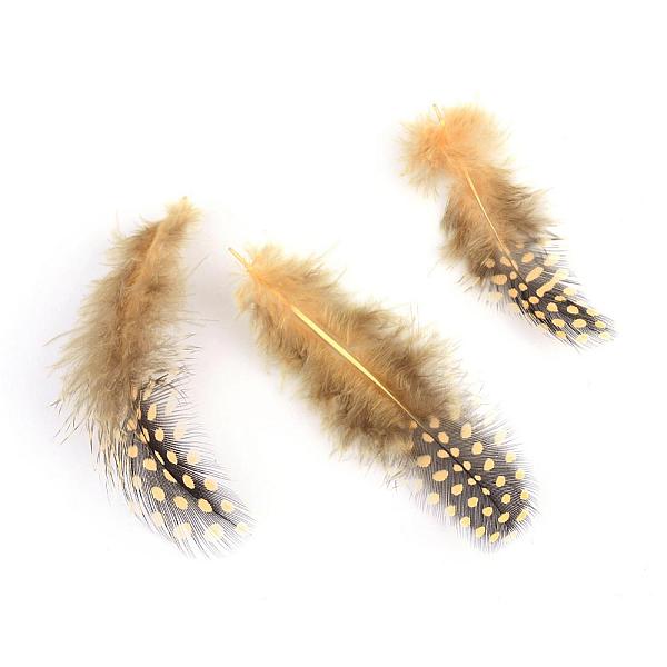 

PandaHall Chicken Feather Costume Accessories, Dyed, Sandy Brown, 65~135x25~45mm Feather Feather Brown