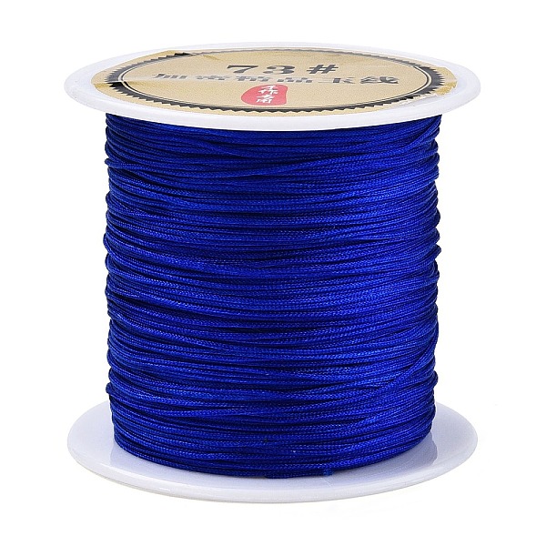 

PandaHall 40 Yards Nylon Chinese Knot Cord, Nylon Jewelry Cord for Jewelry Making, Blue, 0.6mm Nylon Blue