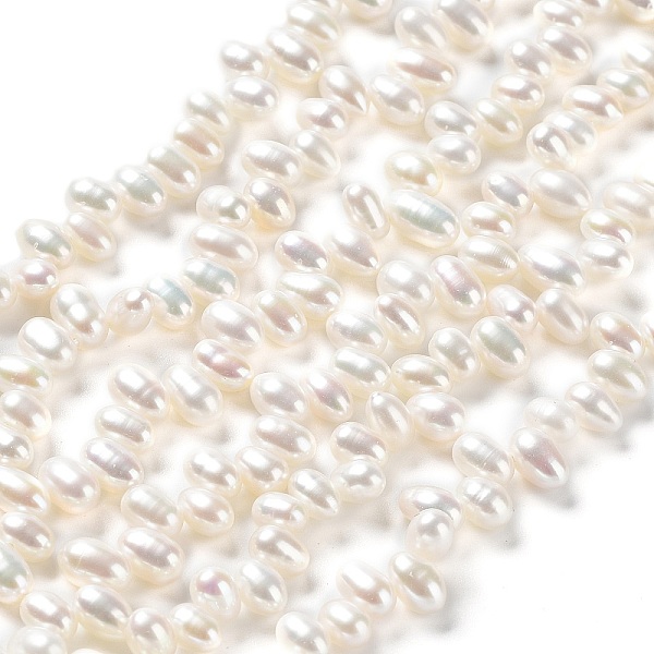

PandaHall Natural Cultured Freshwater Pearl Beads Strands, Rice, Antique White, 6~7x4~5mm, Hole: 0.6mm, about 83pcs/strand, 13.78''(35cm)...