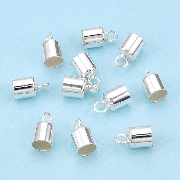 

PandaHall 925 Sterling Silver Cord Ends, Silver, 8x4.5mm, Hole: 1.5mm, Inner Diameter: 4mm Sterling Silver Silver
