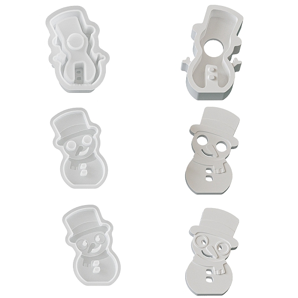 Moldes de silicona para lámparas de sombra navideñas