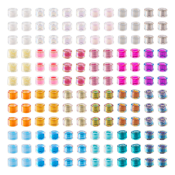 

PandaHall 24G 24 Colors 11/0 Delica Japanese Seed Beads, Transparent Inside Colours Rainbow, Cylinder, Mixed Color, 1.3x1.6mm, Hole: 0.8mm..., Multicolor