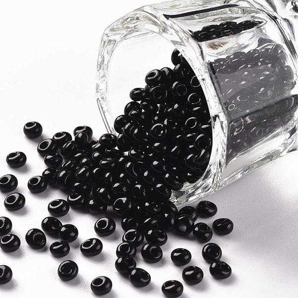 

PandaHall TOHO Short Magatama Beads, Japanese Seed Beads, (49) Opaque Jet, 3.5x3x2.5mm, Hole: 0.8mm, about 450g/bag Glass Black