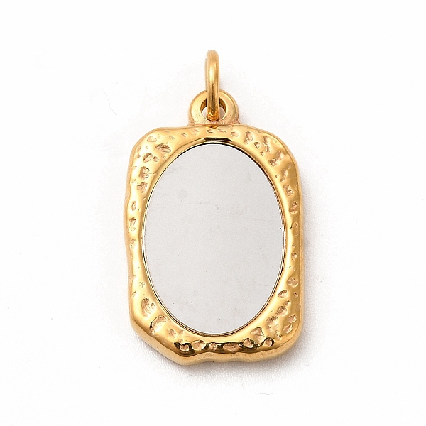

PandaHall Vacuum Plating 304 Stainless Steel Pendants, with Jump Rings, Rectangle, Golden, 23x14.5x3mm, Hole: 4mm 304 Stainless Steel...
