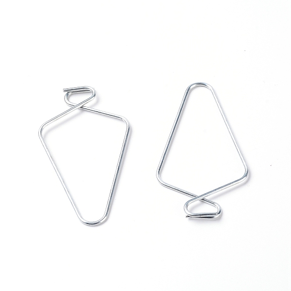 

PandaHall Spring Steel Figure 8 Ceiling Hook Clips, 10 lbs Load Bearing Drop Suspended Ceiling Hanger Clips, Stainless Steel Color...