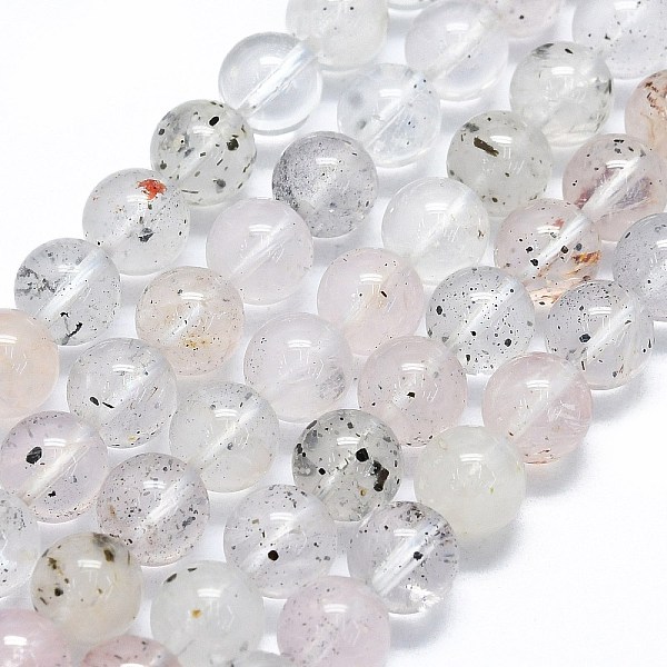 

PandaHall Natural Lepidolite Beads Strands, Round, 8.5mm, Hole: 0.8mm, about 48~49pcs/strand, 15.75''~15.83''(40~40.2cm) Lepidolite Round