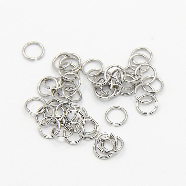 

PandaHall 304 Stainless Steel Jump Rings, Stainless Steel Color, 24 Gauge, 4x0.5mm, Inner Diameter: 3mm, Hole: 3.5mm, about 312pcs/5g 304...