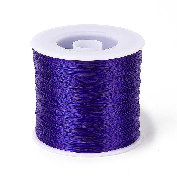 

PandaHall 400M Flat Elastic Crystal String, Elastic Beading Thread, for Stretch Bracelet Making, Midnight Blue, 0.2mm, 1mm wide, about...