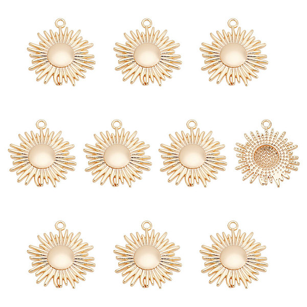 10Pcs Brass Solar E… - image