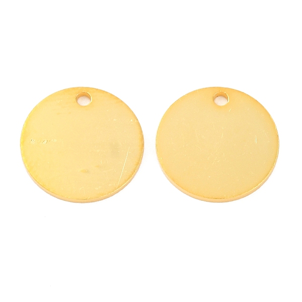 925 Sterling Silver Blank Flat Round Charms