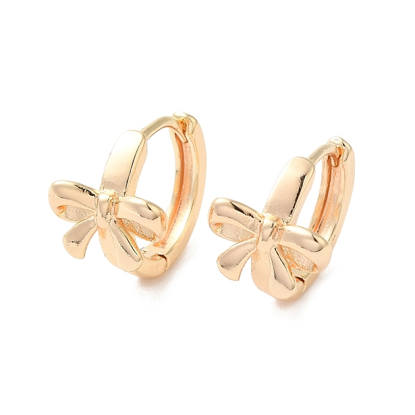 Bowknot Brass Hoop … - image