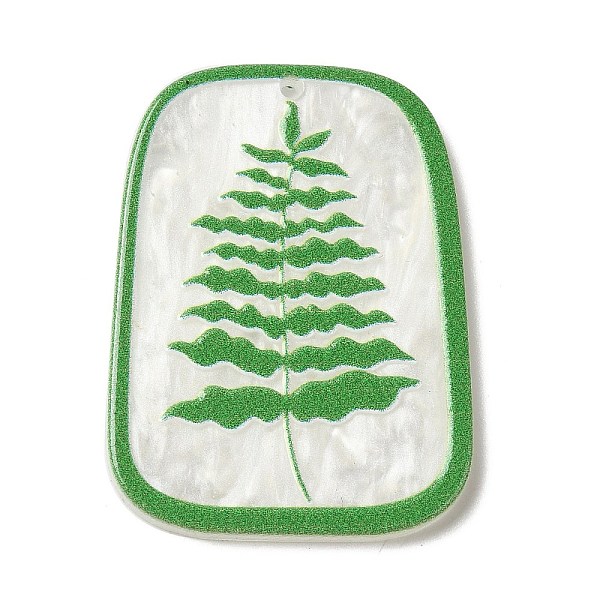 

PandaHall Printed Acrylic Pendants, Trapezoid, Tree, 39.5x29x2.5mm, Hole: 1.5mm Acrylic Tree