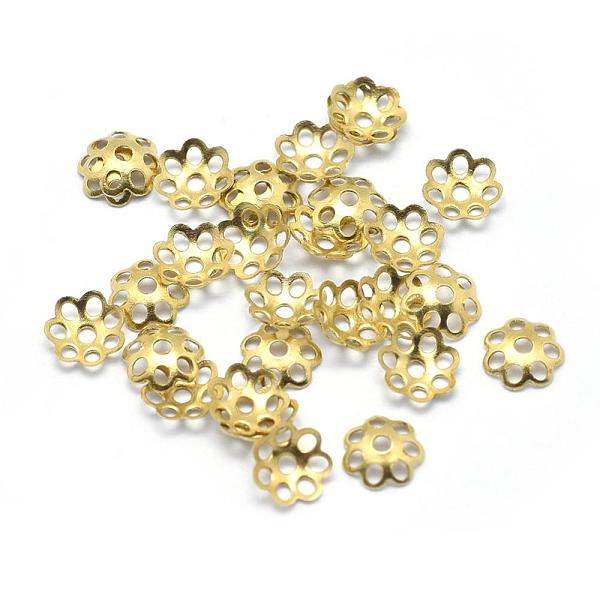 Brass Bead Caps - image