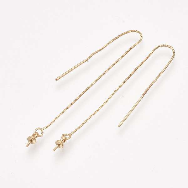 Brass Stud Earring Findings
