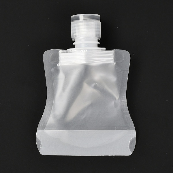 

PandaHall PET Plastic Travel Bags, Matte Style Empty Refillable Bags, Rectangle with Caps, for Cosmetics, Clear, 11.1cm, Capacity: 30ml(1.01...