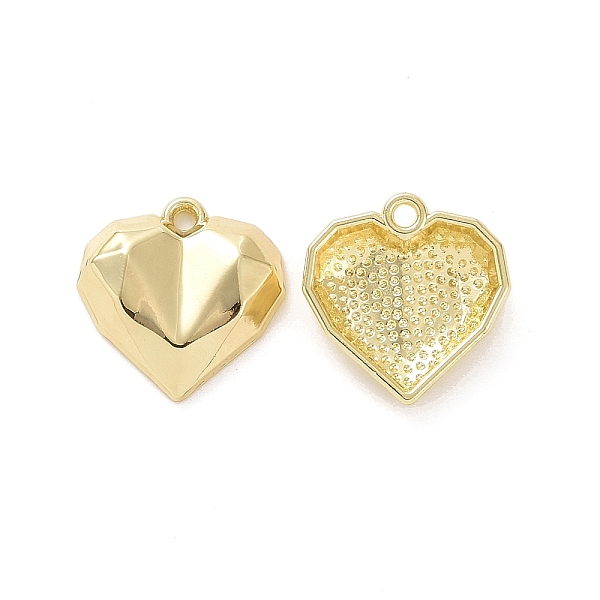 

PandaHall Rack Plating Alloy Pendants, Cadmium Free & Lead Free & Nickle Free, Heart Charm, Light Gold, 18x17x4.5mm, Hole: 1.5mm Alloy Heart