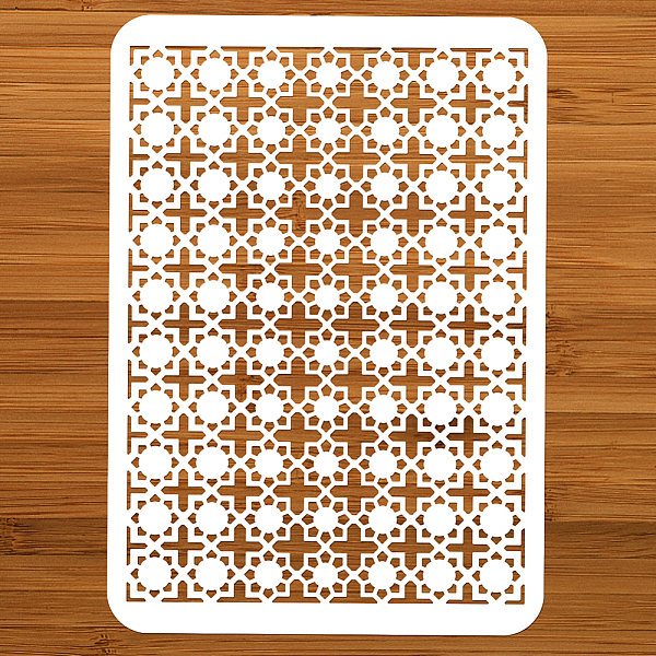 

PandaHall PET Hollow Out Drawing Painting Stencils, for DIY Scrapbook, Photo Album, Cross, 297x210mm Plastic Cross
