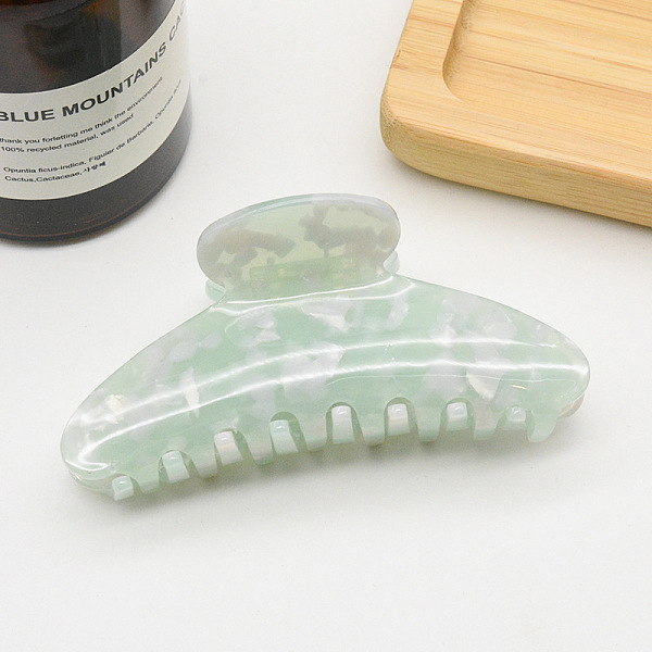 

PandaHall Large Cellulose Acetate(Resin) Hair Claw Clips, Tortoise Shell Non Slip Jaw Clamps for Girl Women, Light Green, 110mm Cellulose...