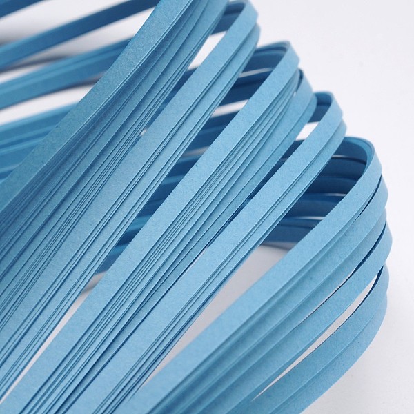 

PandaHall Quilling Paper Strips, Light Sky Blue, 390x3mm, about 120strips/bag Paper