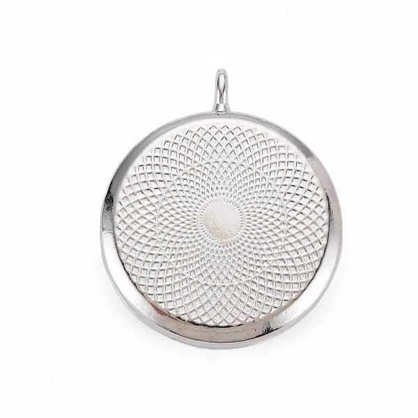 

PandaHall Alloy Diffuser Locket Pendants, with Stainless Steel Cover and Magnet, Magnetic, Cadmium Free & Nickel Free & Lead Free, Flat...