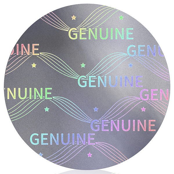 

PandaHall OLYCRAFT 490Pcs/10 Sheets Hologram Tamper Evident Labels 0.8 inch Genuine Pattern Security Tamper Evident Seal Holographic...